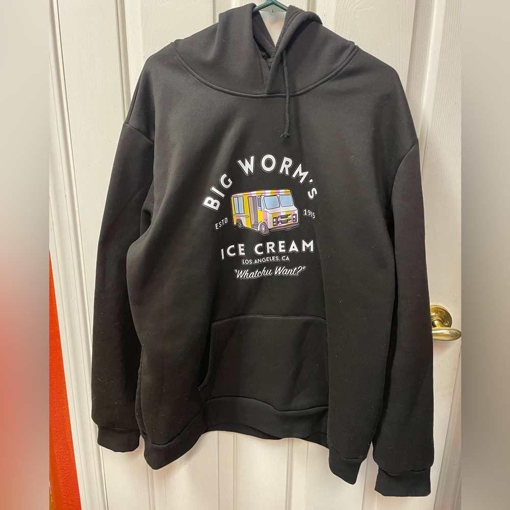 Men’s Big Worm’s Ice Cream Hooded Sweatshirt